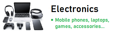 electronics. gadget sourcing category